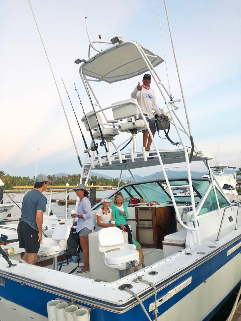 Kokopelli 35ft sportfisher at Puerto Los Cabos ready for charter