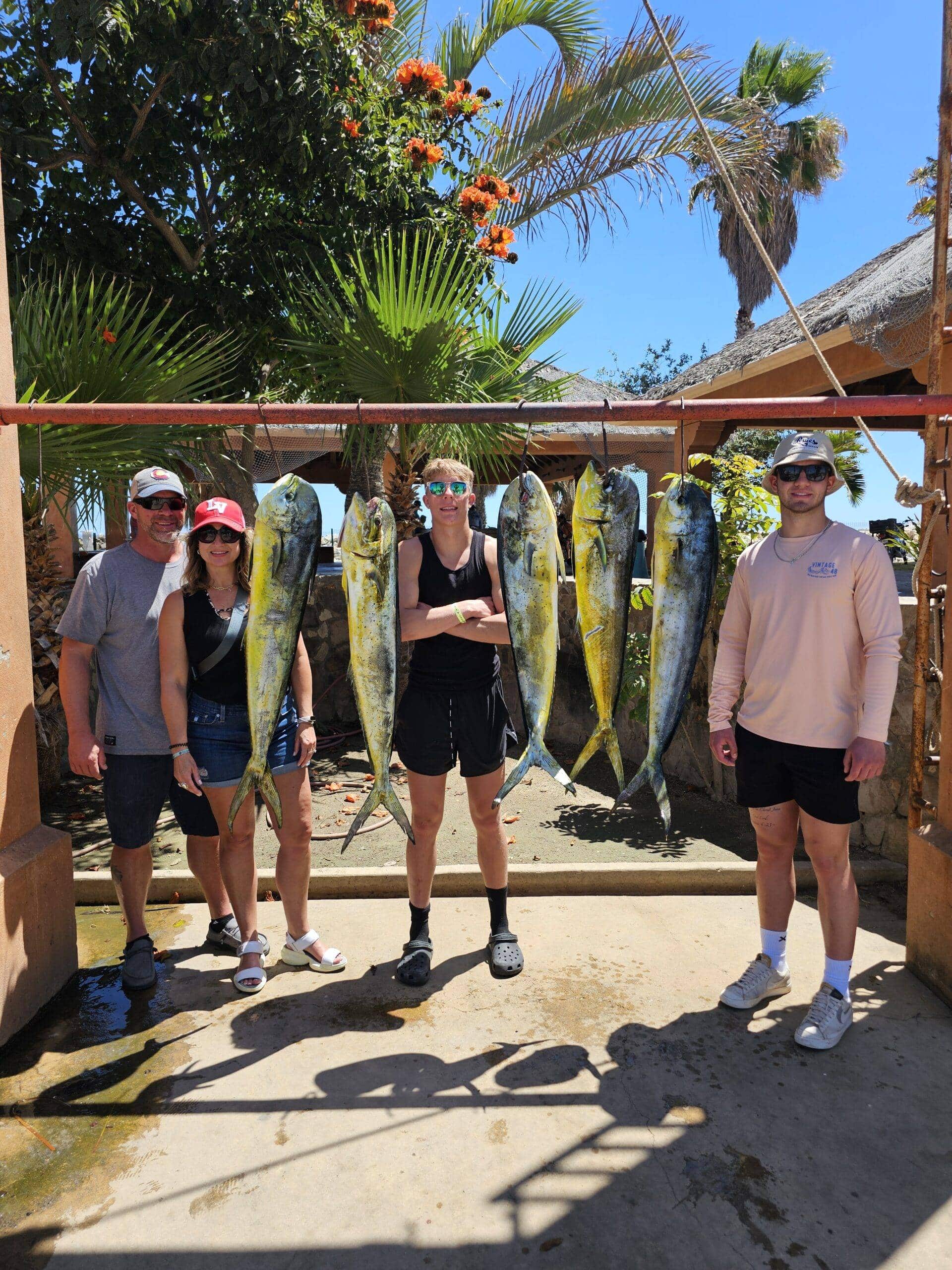 Client catch photo from an inshore fishing trip in San José del Cabo