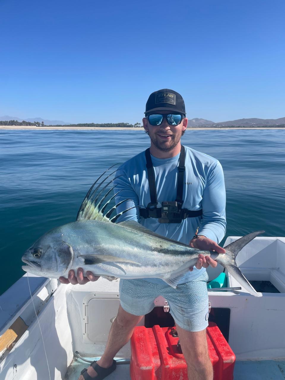 Roosterfish caught on a full day fishing charter in San José del Cabo with local captain