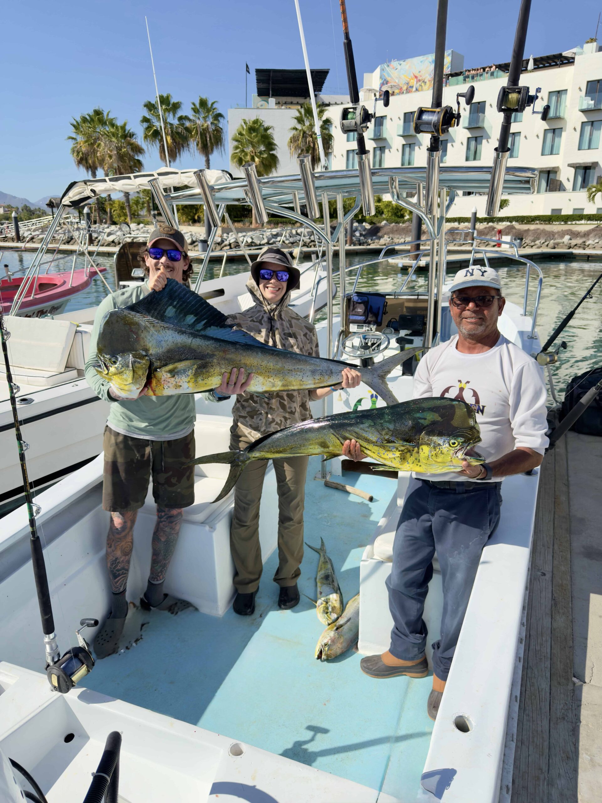 Premium private fishing experience in Los Cabos with professional crew and comfortable setup
