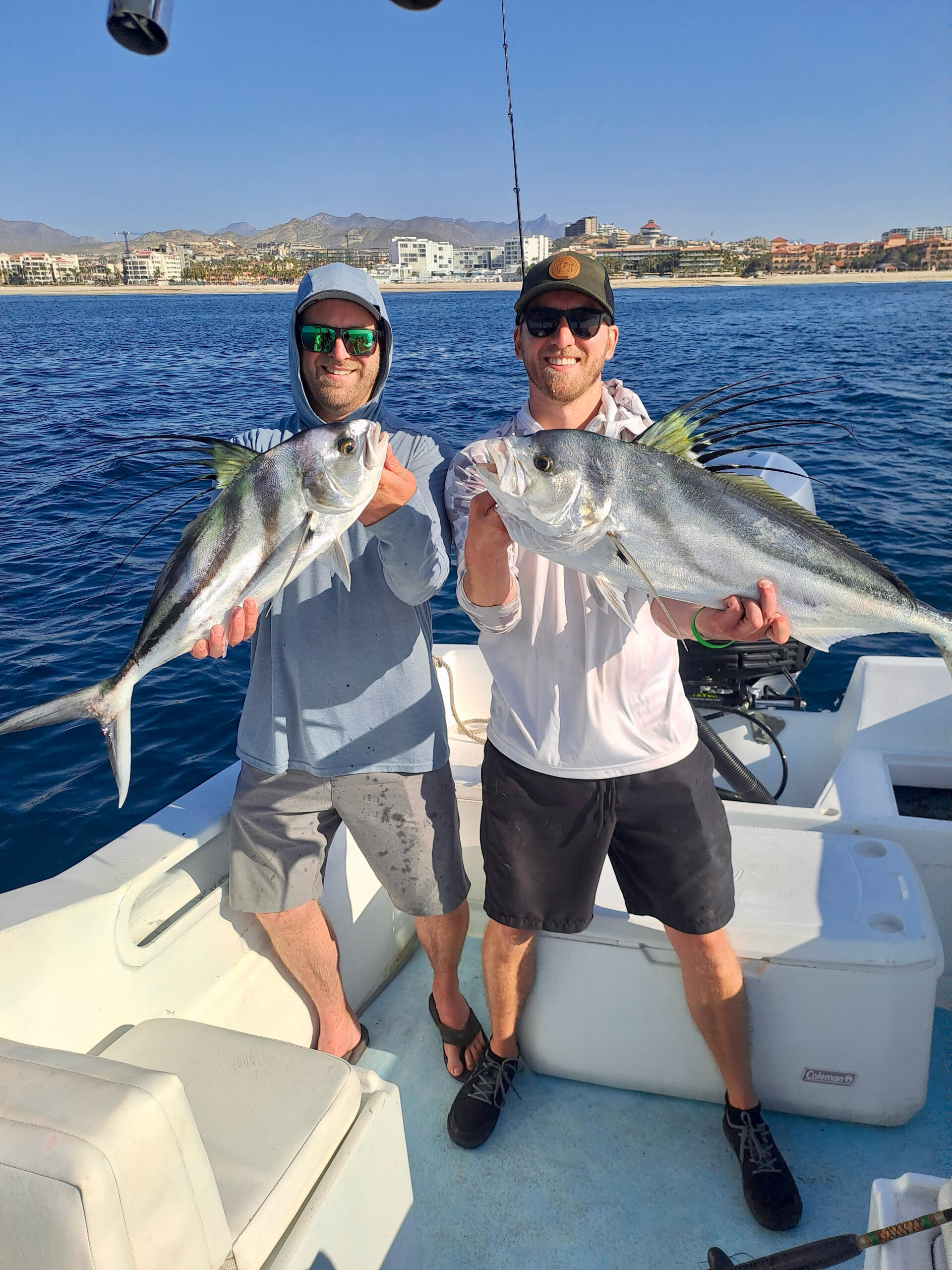 Super Panga with fish onboard