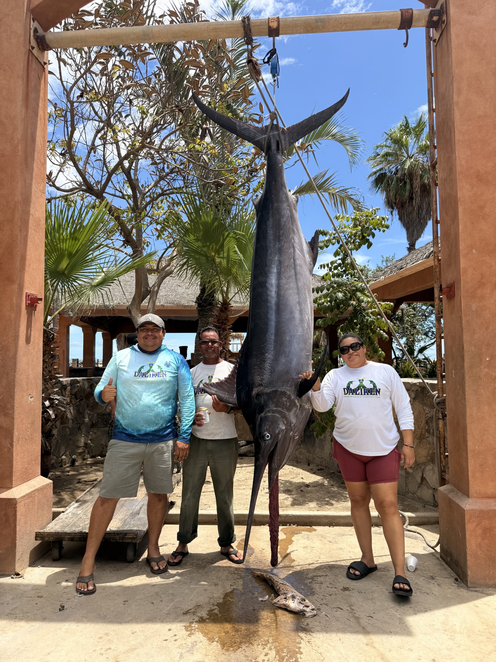 Daliken Sportfishing team with Black Marlin in Cabo