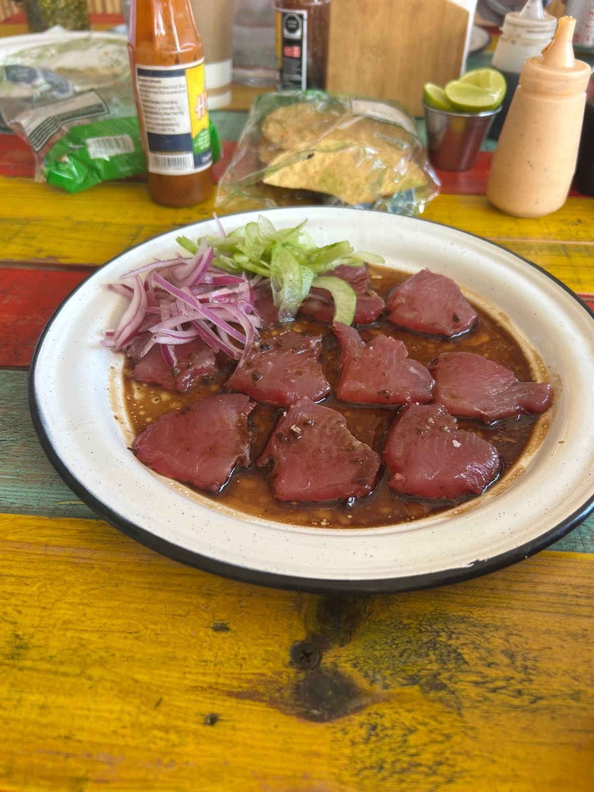 Tuna sashimi – best fish to eat in Cabo