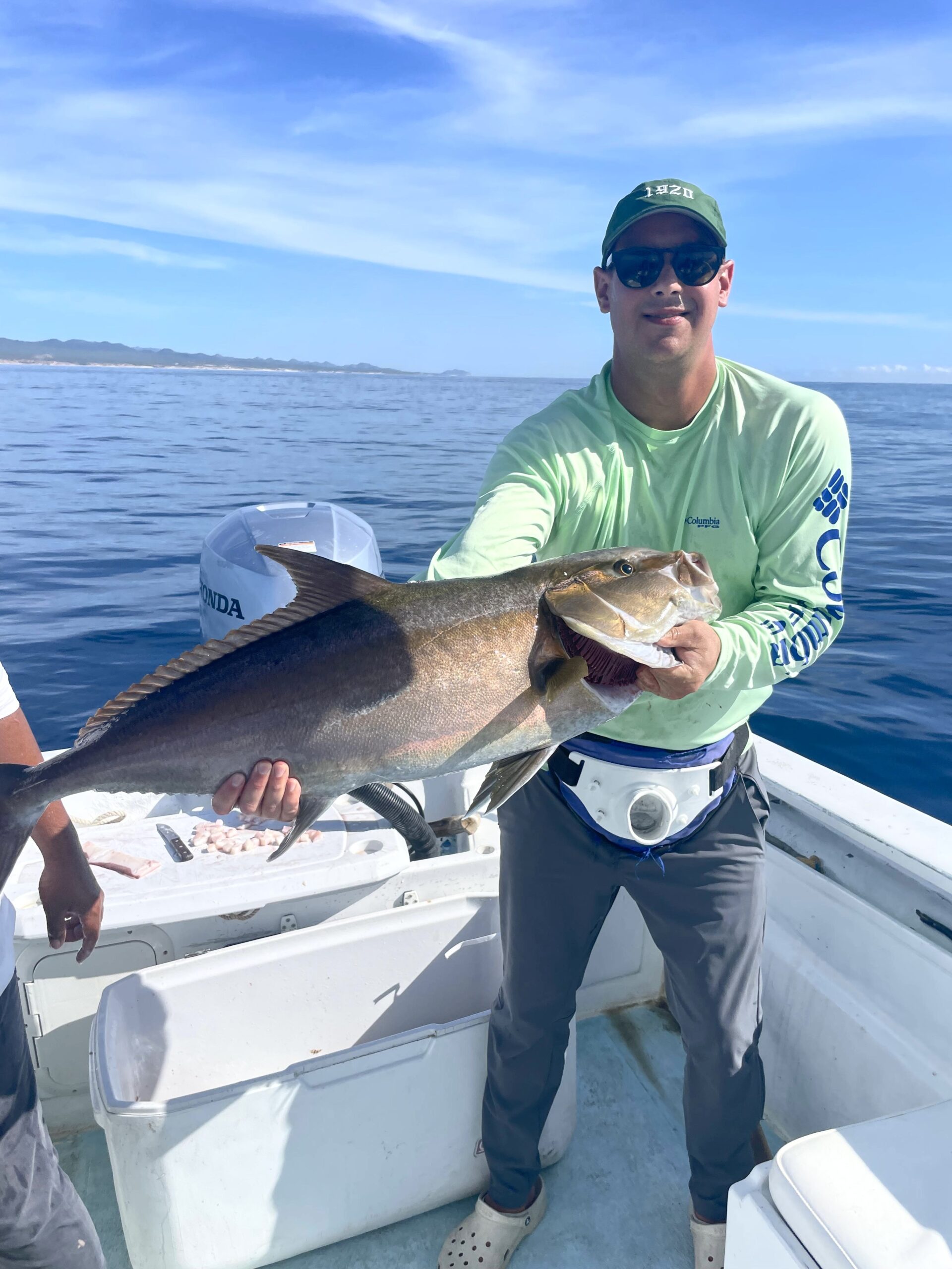 Amberjack caught bottom fishing at Iman Bank Cabo