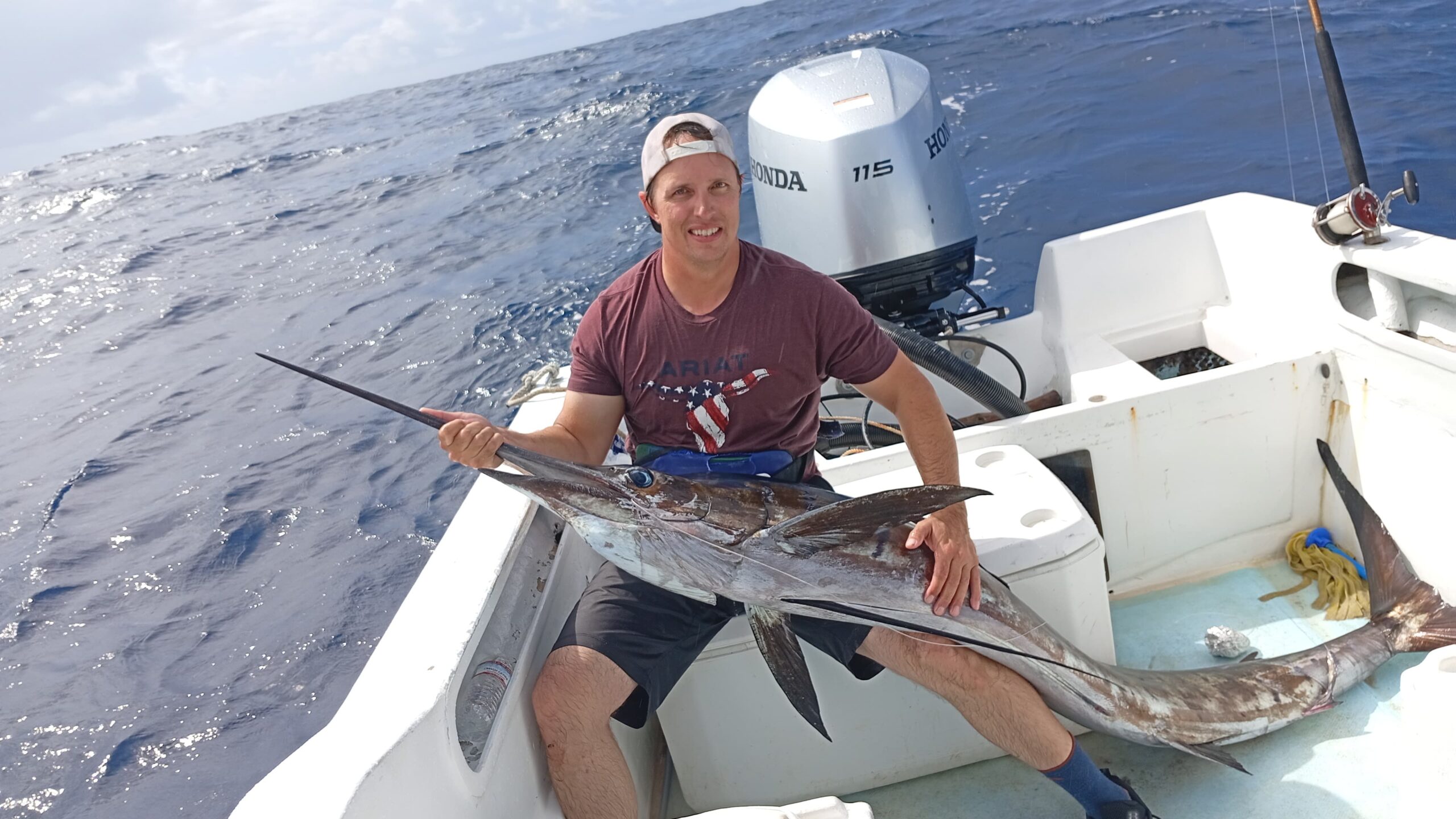 Sailfish release from 26ft Super Panga