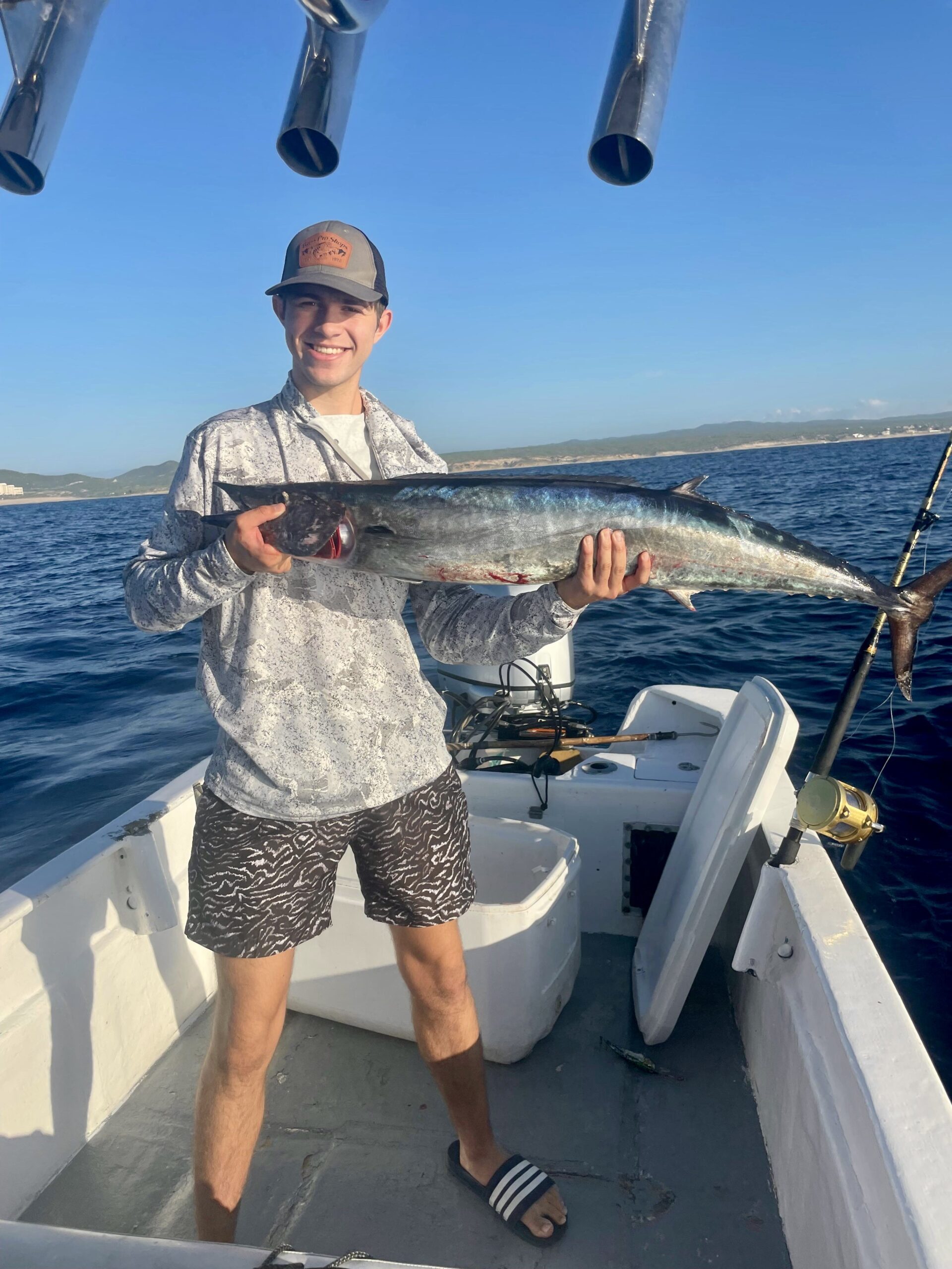 Wahoo caught trolling medium-diving plug in San José del Cabo