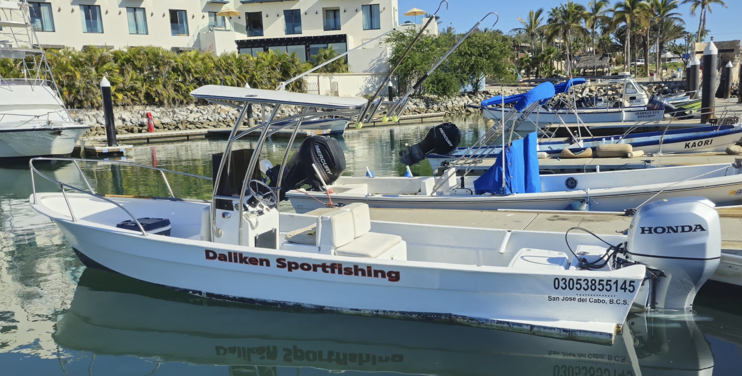 23ft Super Panga charter boat in San José del Cabo – Daliken Sportfishing