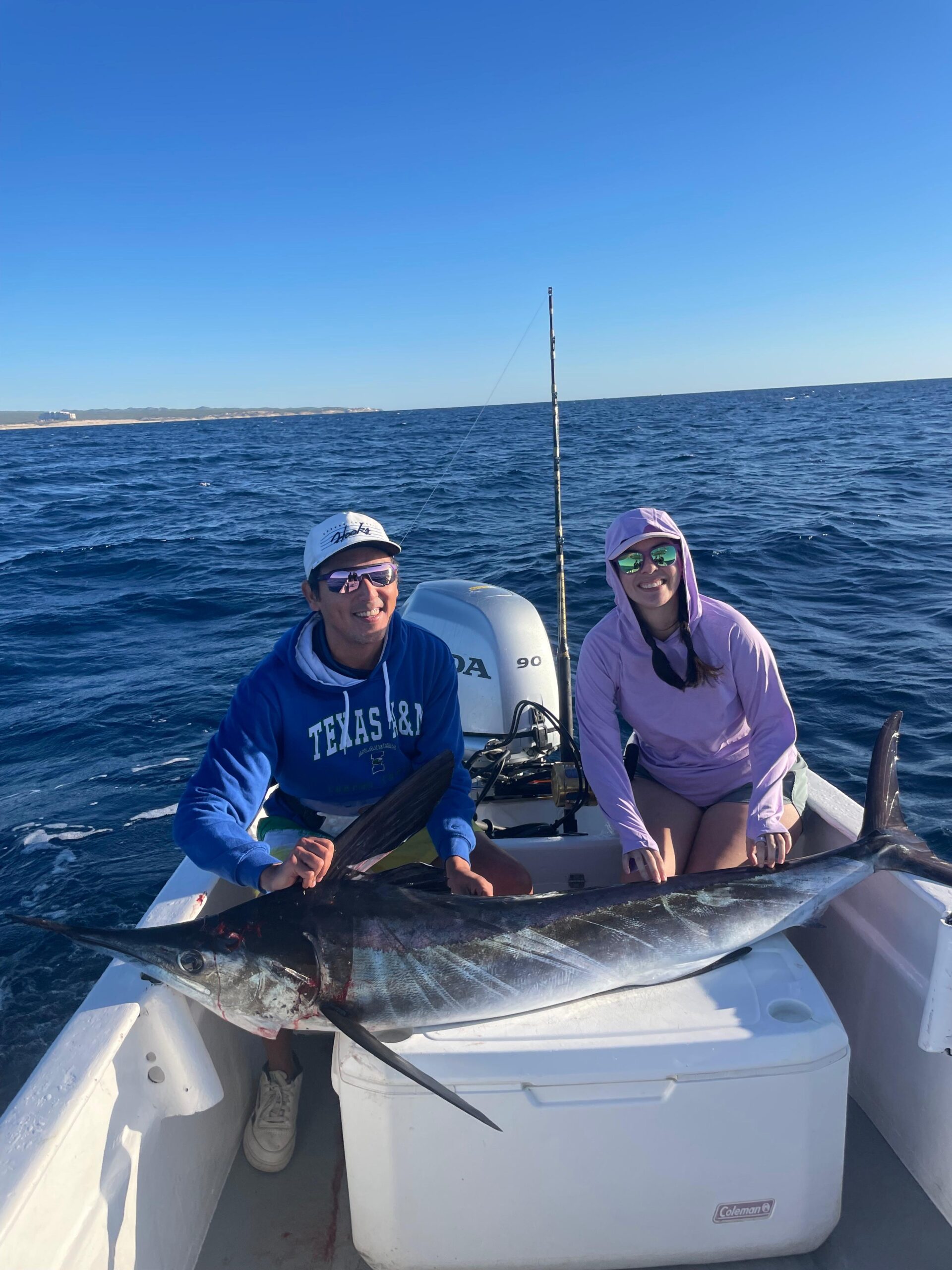 Striped marlin caught with Daliken Sportfishing in San José del Cabo