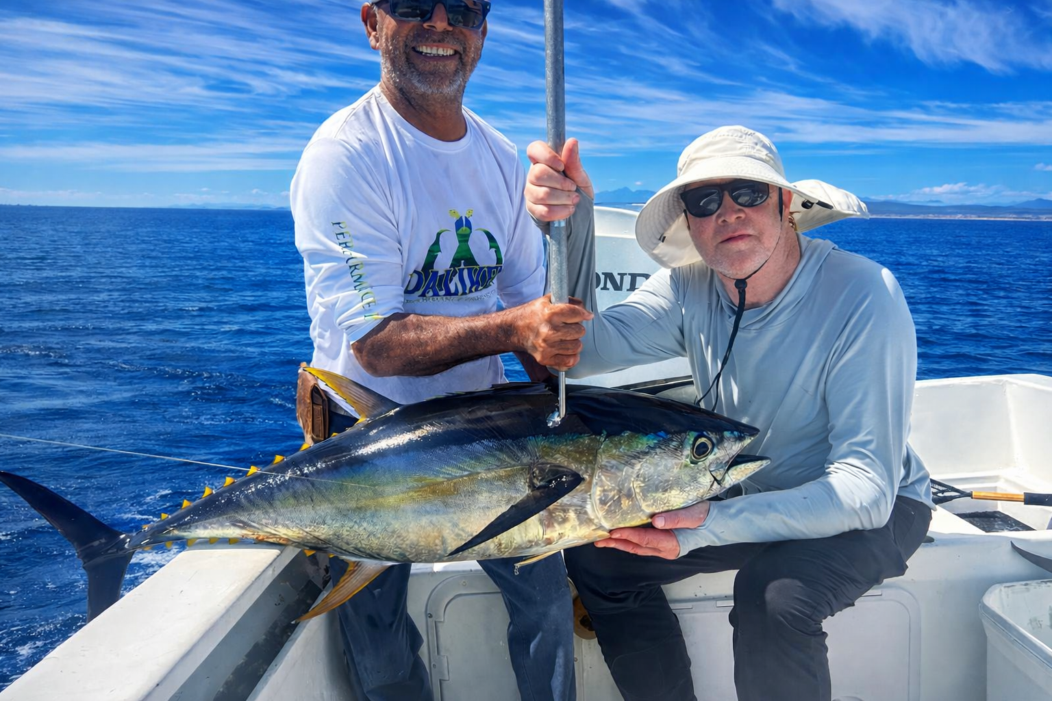 Yellowfin tuna catch photo from Daliken Sportfishing report in San José del Cabo