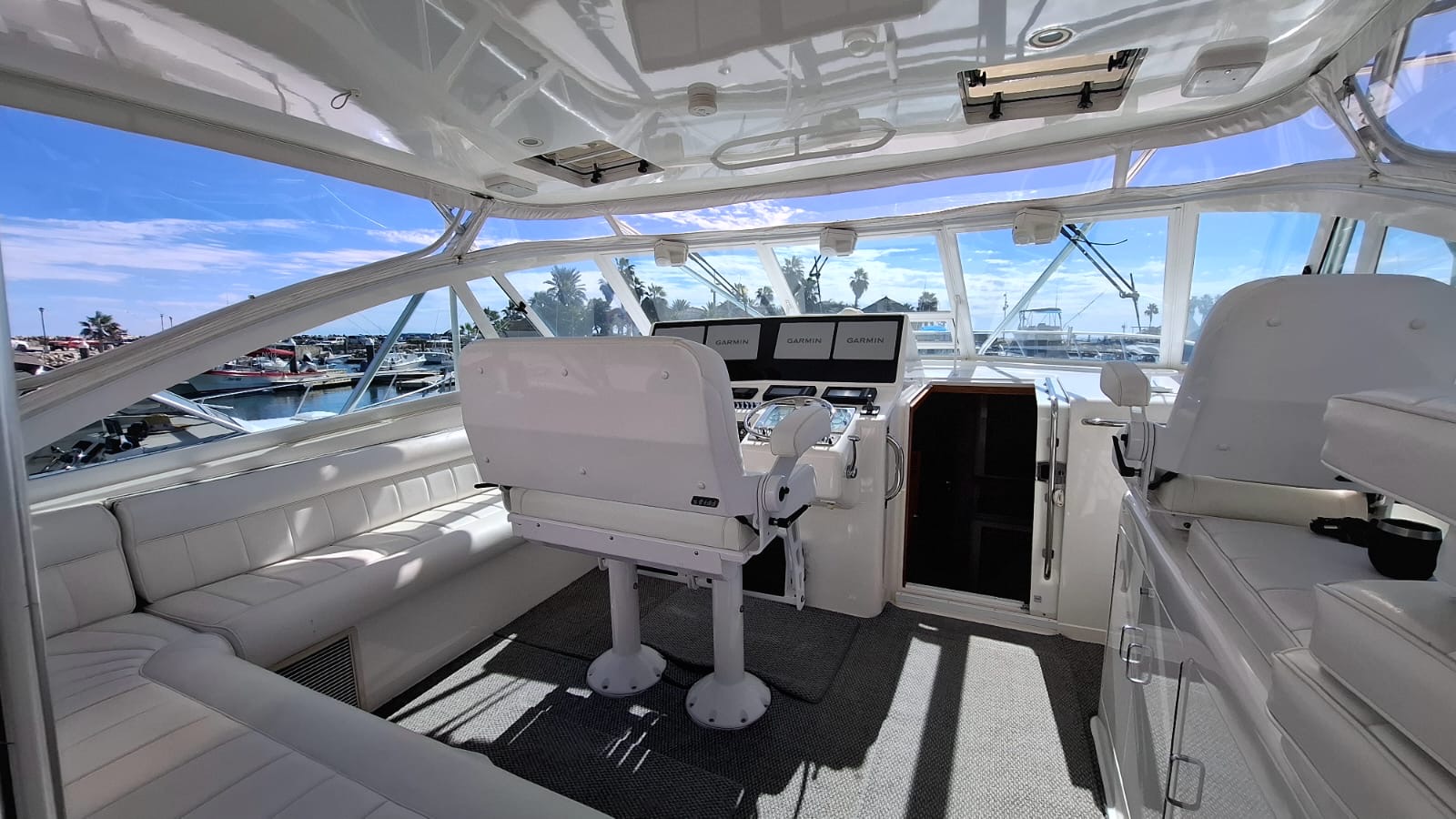 Cabo 48ft deck for group charters Puerto Los Cabos