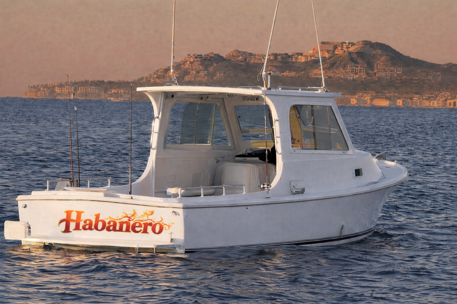 Daliken Sportfishing 28ft Habanero all inclusive fishing promotion San José del Cabo