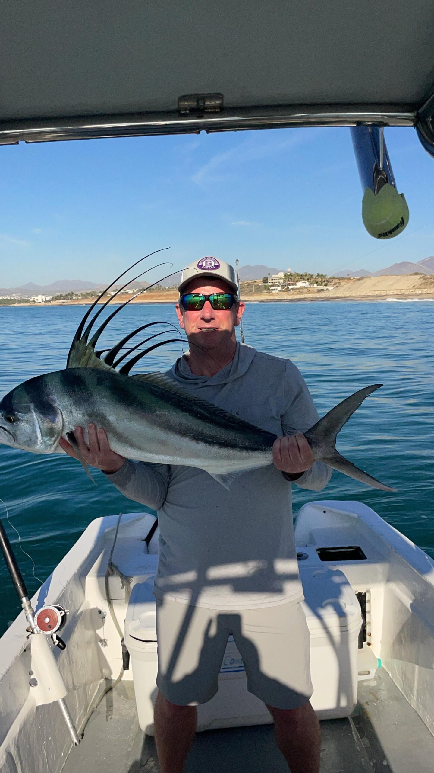 Roosterfish catch San José del Cabo Daliken Sportfishing private charter Puerto Los Cabos Marina
