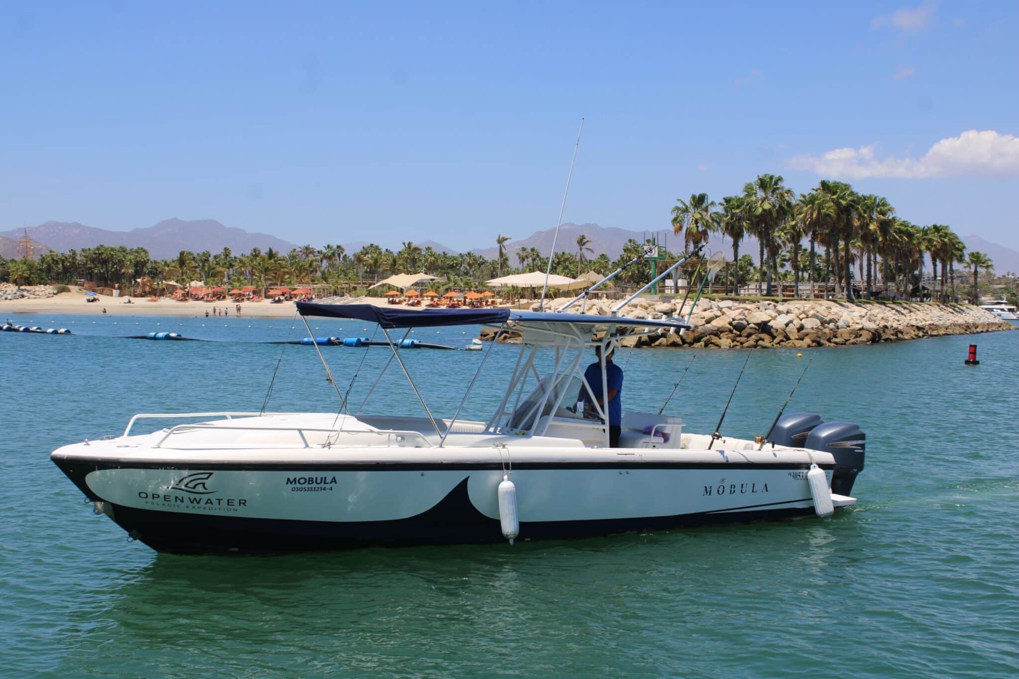 32ft center console twin engine private boat rental San José del Cabo