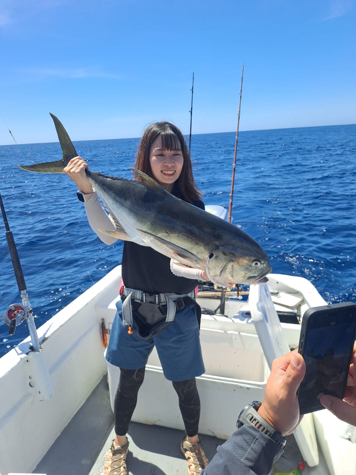 Roosterfish caught nearshore on a Daliken Sportfishing inshore charter, San José del Cabo